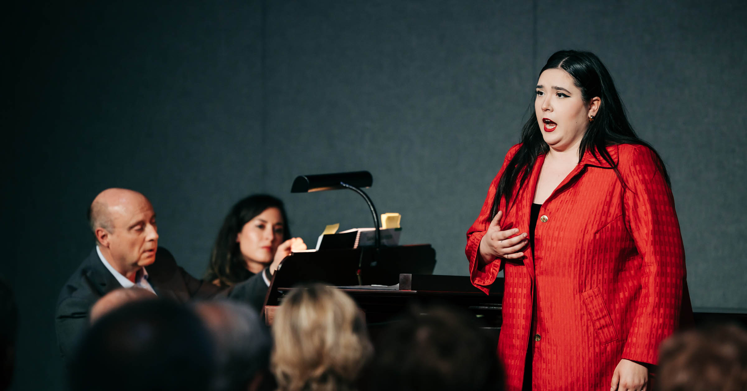 Alexis Seminario performes with Maestro Greg Ritchey at 2024's Liederabend