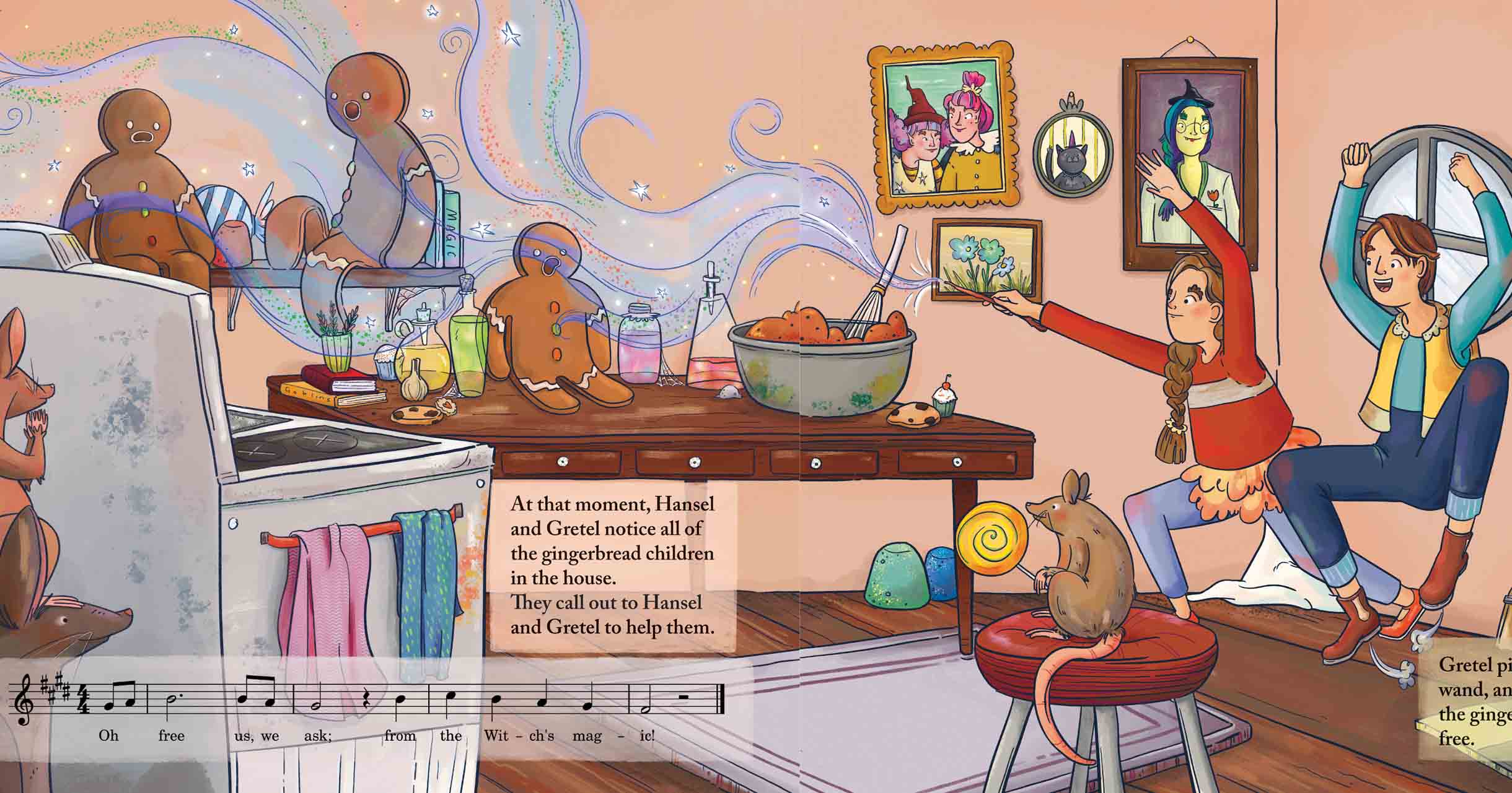 Image from Hansel & Gretel story book created by PBO.