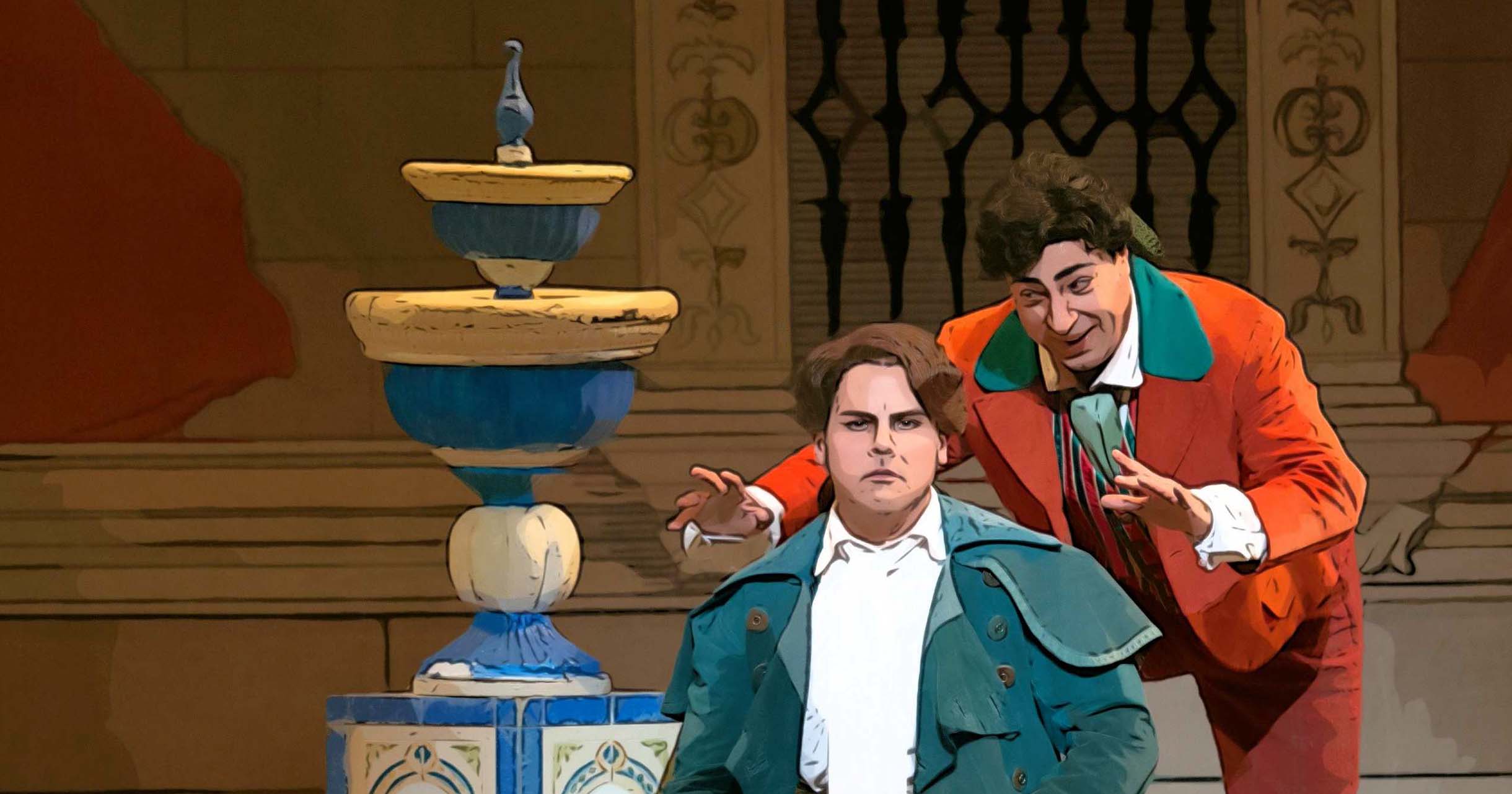 Detail from PBO's Barber of Seville story book.