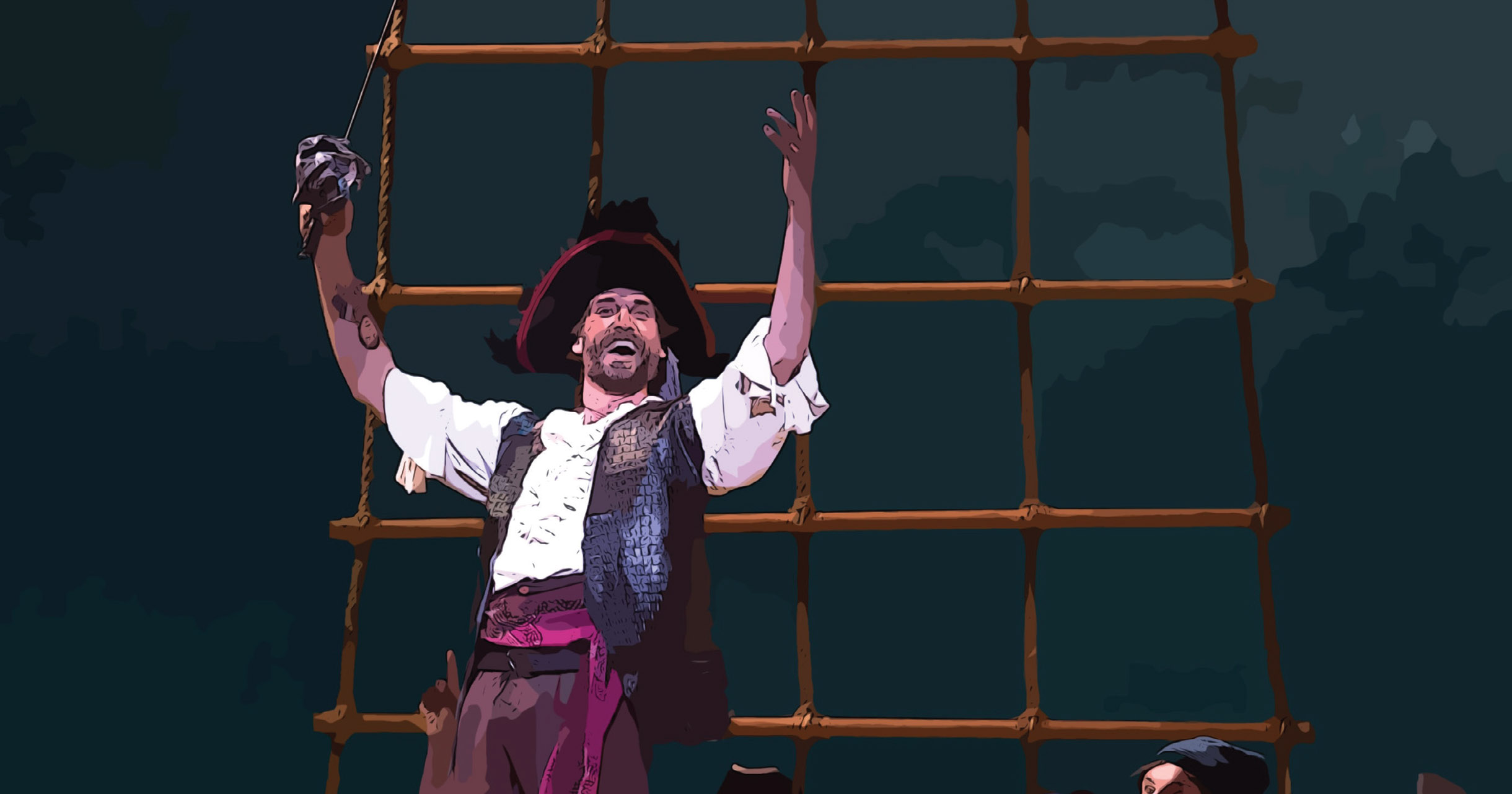 Detail from PBO's Pirates of Penzance story book.